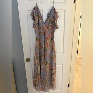 Taylor Purple Floral Dress